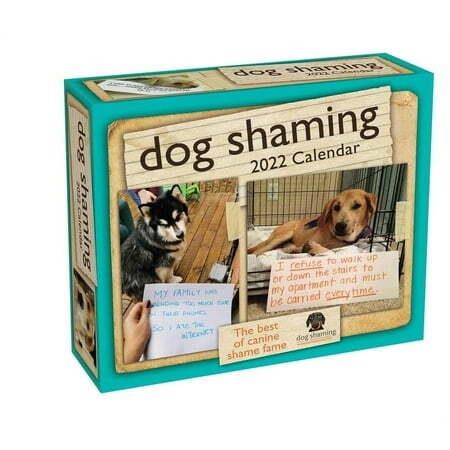 $16  Dog Shaming 2022 Day-To-Day Calendar