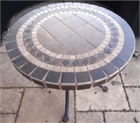 TILED PATIO SIDE TABLE