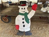 6' Wood Snowman
