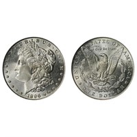 1896 P BU Morgan Silver Dollar