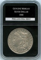1888 Morgan Silver Dollar - PCS Stamps & Coins
