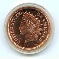 Indian Head Design Golden State Mint 1 Ounce .999