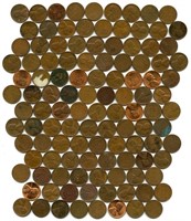 Mixed Lot of 114 Pennies - Indian Head Cent,