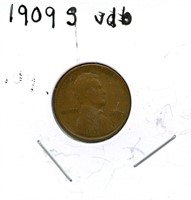1909-S V.D.B. Lincoln Wheat Cent - Rare Key Date