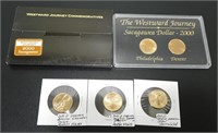 Group of 5 U.S. Dollar Coins including The