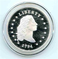 COPY 1794 Flowing Hair Liberty Dollar Replica