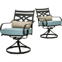 Monclair 2 Swivel Rocker Chairs w/ Cushion