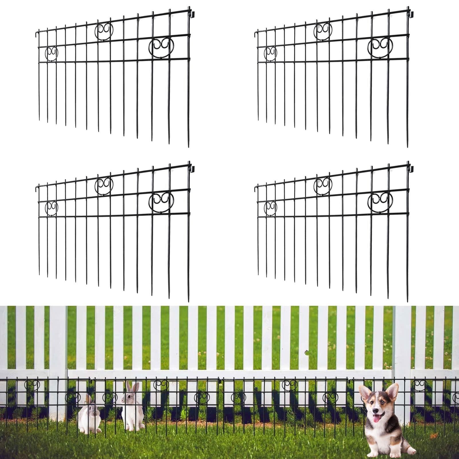 4 Pack Animal Barrier Fence, 6.67ft