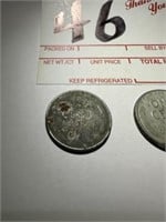 2 - 1943 Steel Pennies