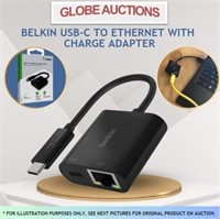 BELKIN USB-C TO ETHERNET WITH CHARGE ADAPTER