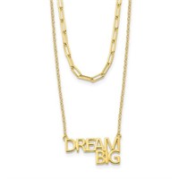 Sterling Silver Dream Big Strand Necklace