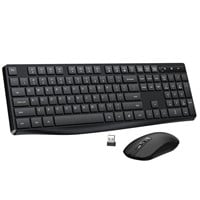 Wireless Keyboard and Mouse Combo, Lovaky 2.4G...