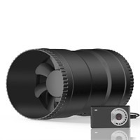 Hon&Guan 4 Inch Inline Booster Duct Fan with...