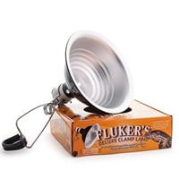 Fluker's Clamp Lamp with Switch - 8.5", Black...