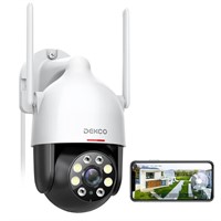 DEKCO 2K HD Outdoor Security Camera with 360...