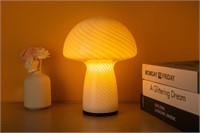 NOTOC Mushroom lamp,Glass Mushroom Bedside...