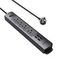 TROND Power Strip Surge Protector with USB  3ft...