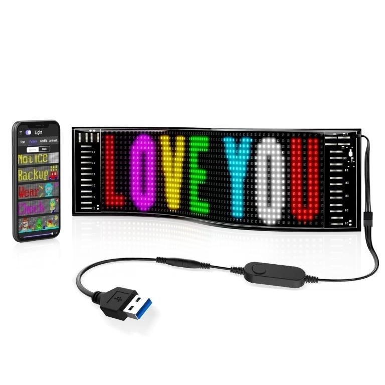 RAYHOME Scrolling Bright Advertising LED Signs,...