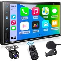 Double Din Car Bluetooth Stereo: 7 Inch...