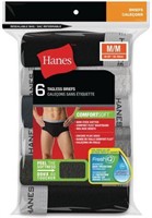 Hanes Men's 6-Pack Brief Assorted 3Xl