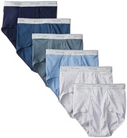 Fruit of the Loom Men's 6 Pack Brief, Assorted,...