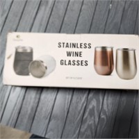 Sivaphe stainless wine glasses