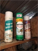 (3) Cans of Wasp Spray