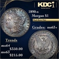 1890-s Morgan Dollar $1 Grades Select+ Unc