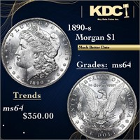 1890-s Morgan Dollar 1 Grades Choice Unc