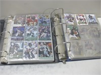 Two Binders W/ NFL Football Cards See Info
