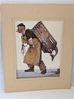 HOME DECOR-"Fishing" Art Portrait (20"x16") NORMAN