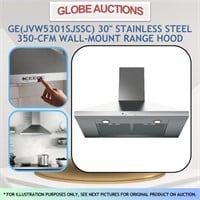 GE 30" 350-CFM WALL-MOUNT RANGE HOOD (MSP:$529)