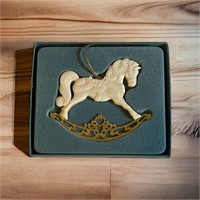 Lenox Rocking Horse Ornament In The Box