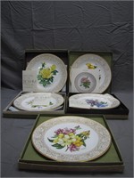 5 Vintage Boehm Bone Porcelain Limited Ed. Plates