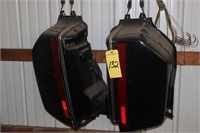 Metal motor cycle side bags