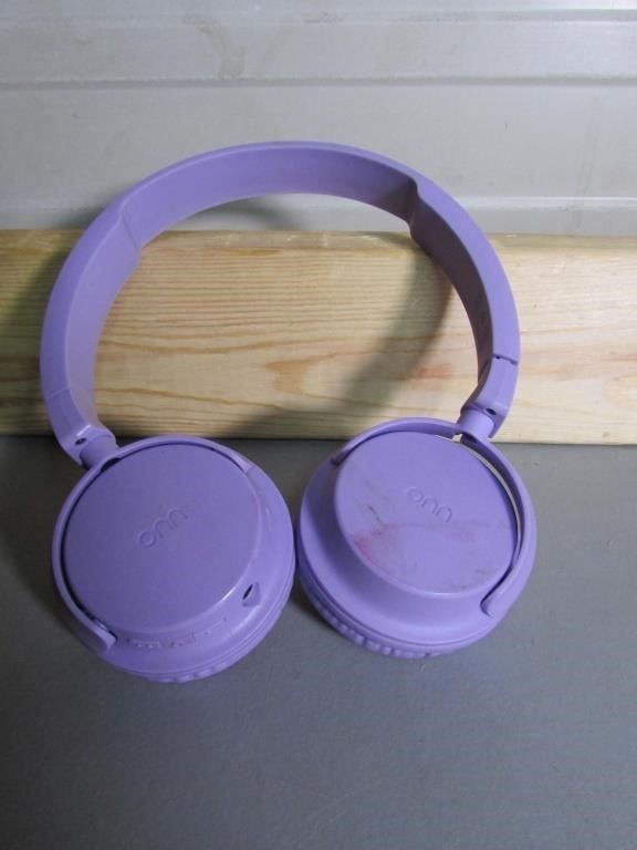 Lite Purple Onn Wireless Headphones