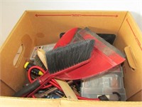 Box full of Various Tools and Home Improvement i