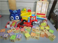 Black Crate of Various Kids Toys