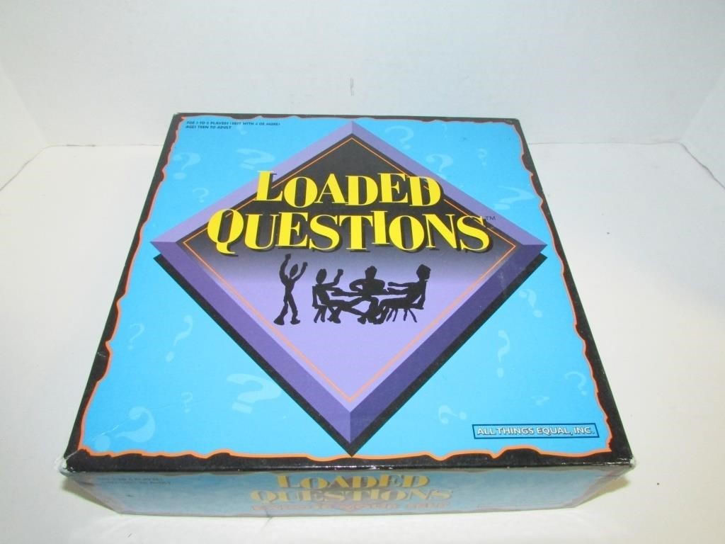 Rare "Loaded Questions" Adult Board Game