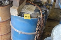 2/3 Full barrel of used motor oil