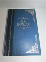 Leather Bound Collection of Books by H.G. Wells
