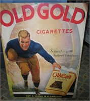 Large old Gold cigarettes Football themed retro st
