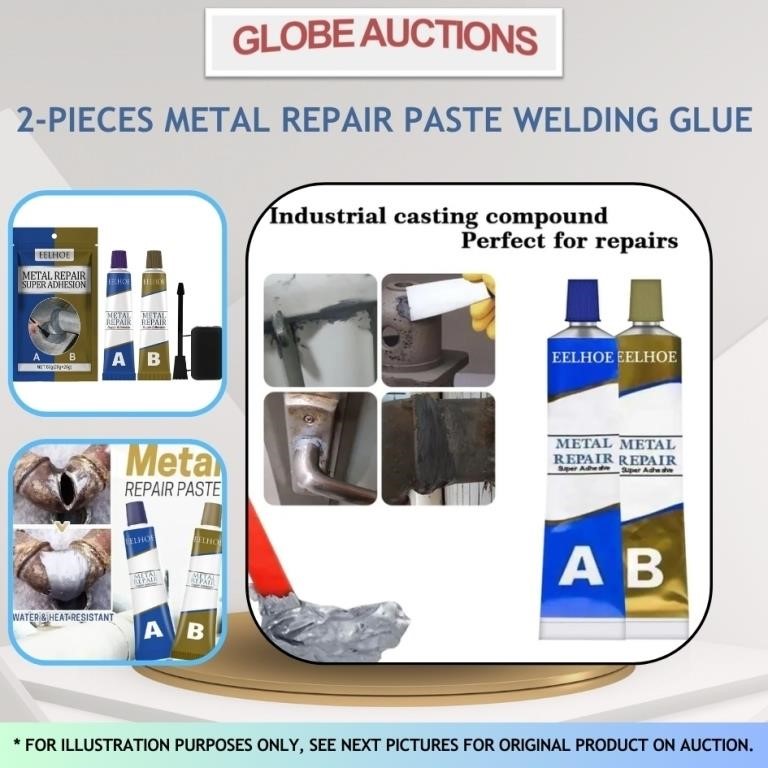 2-PIECES METAL REPAIR PASTE WELDING GLUE