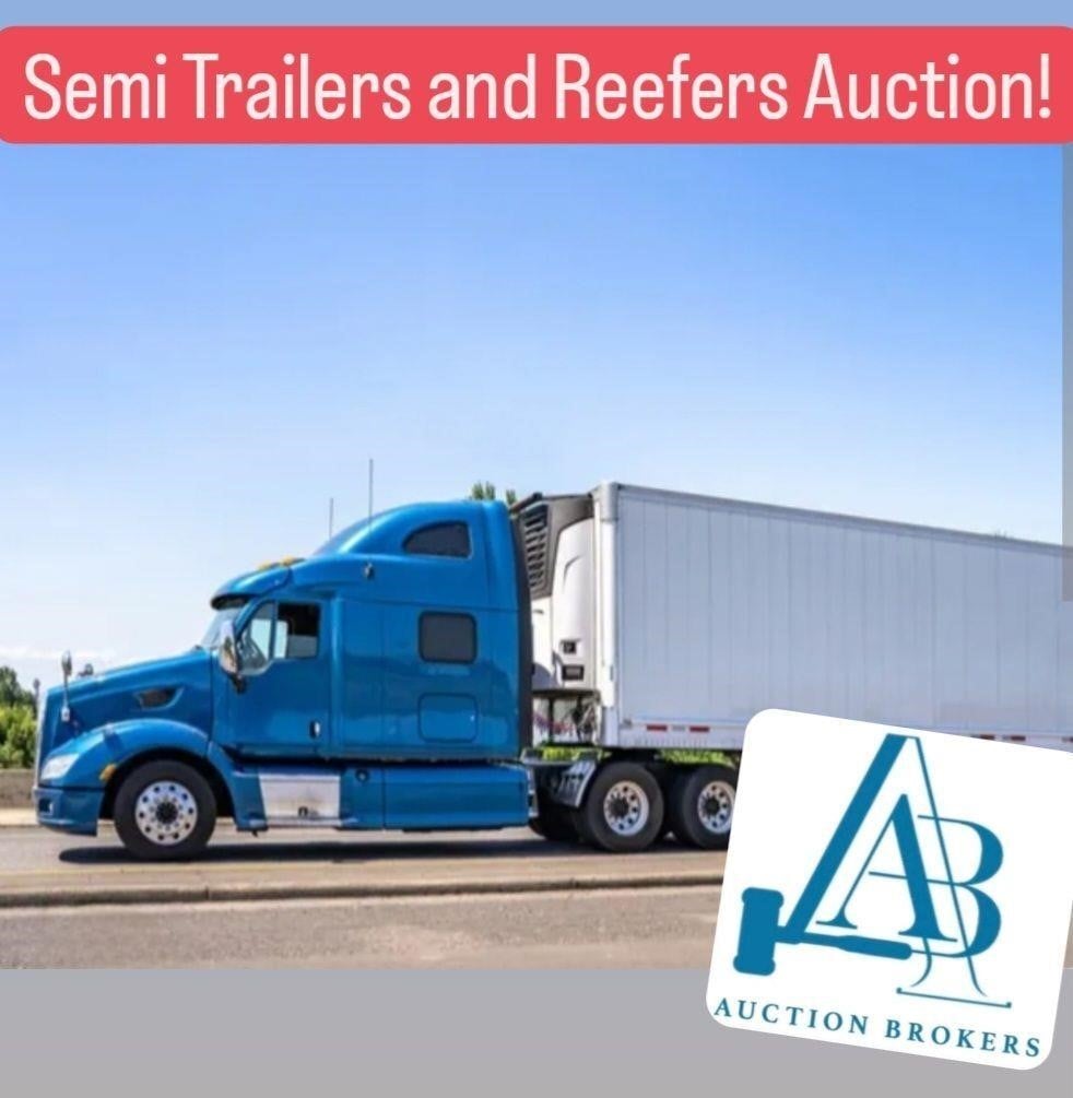 Semi Truck and Reefers Trailers Auction! Ends 5-21