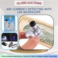 60X CURRENCY DETECTING WITH LED MICROSCOPE