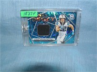 Christian McCaffrey game used material insert all