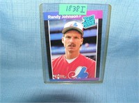 Randy Johnson rookie baseball card
