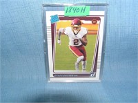 Dyami Brown rated rookie football card