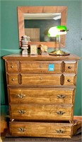 Chest of Drawers with Mirror