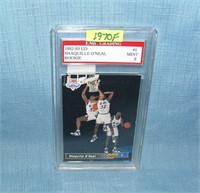 Shaquille O'Neal 1992-93 Upper Deck rookie basketb